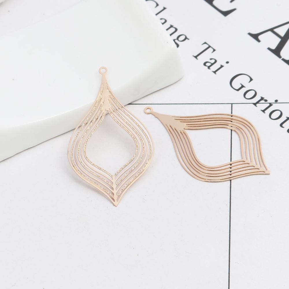 DoreenBeads – pendentifs en cuivre à la , couleur argent, bande de feuille, fleur de Lotus, filigrane, estampage de bijoux, résultats de bricolage, 20 pièces
