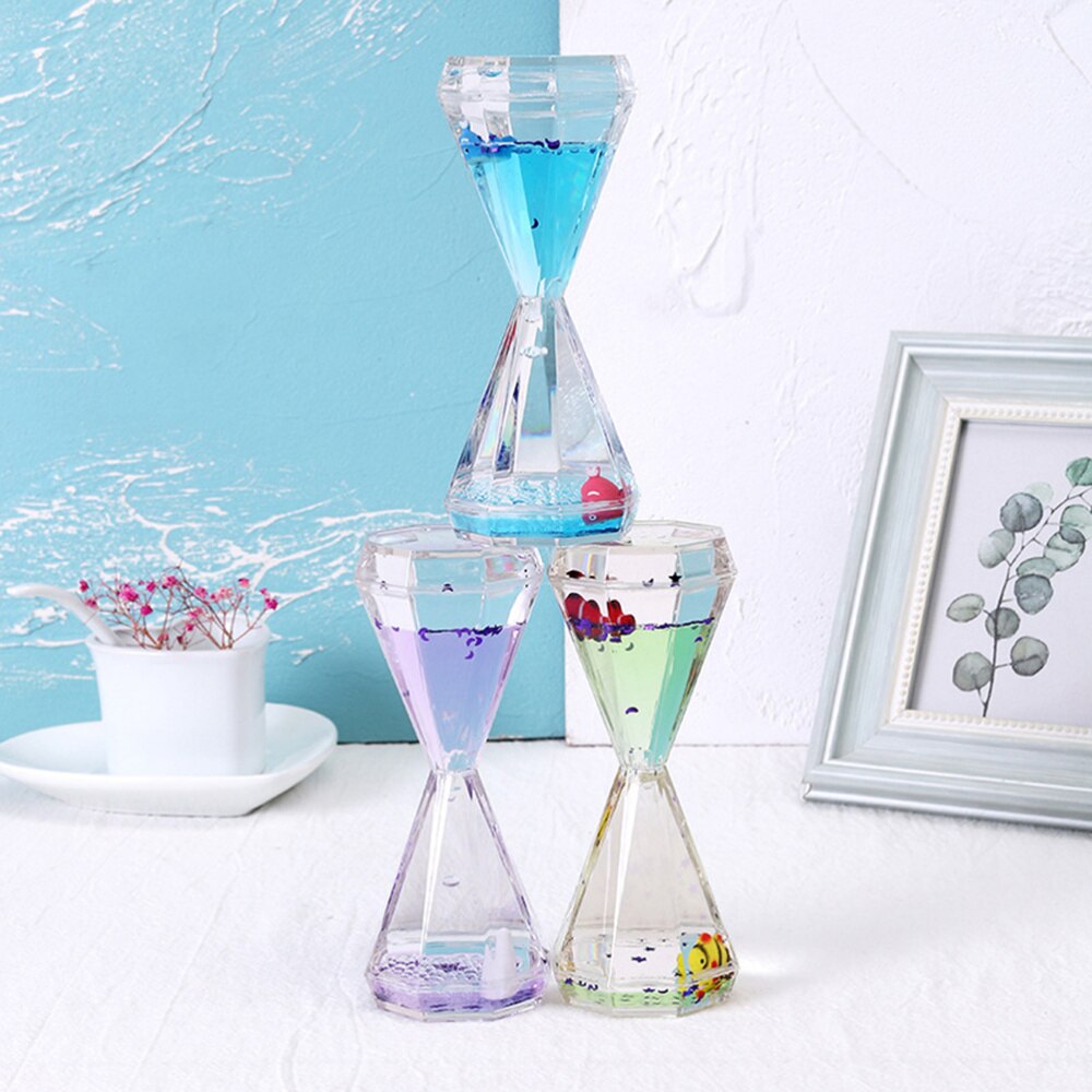 3 pcs Liquid Motion Bubble Desktop Timer for Home