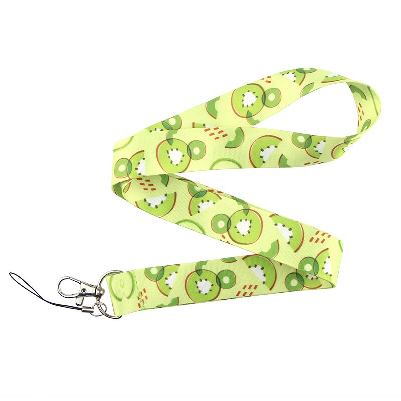 CA479 10 teile/los Ananas Pfirsich Obst Lanyards Für keychain Ich würde Karte bestehen Telefon USB Abzeichen Halfter Hängen Seil Lariat: 5