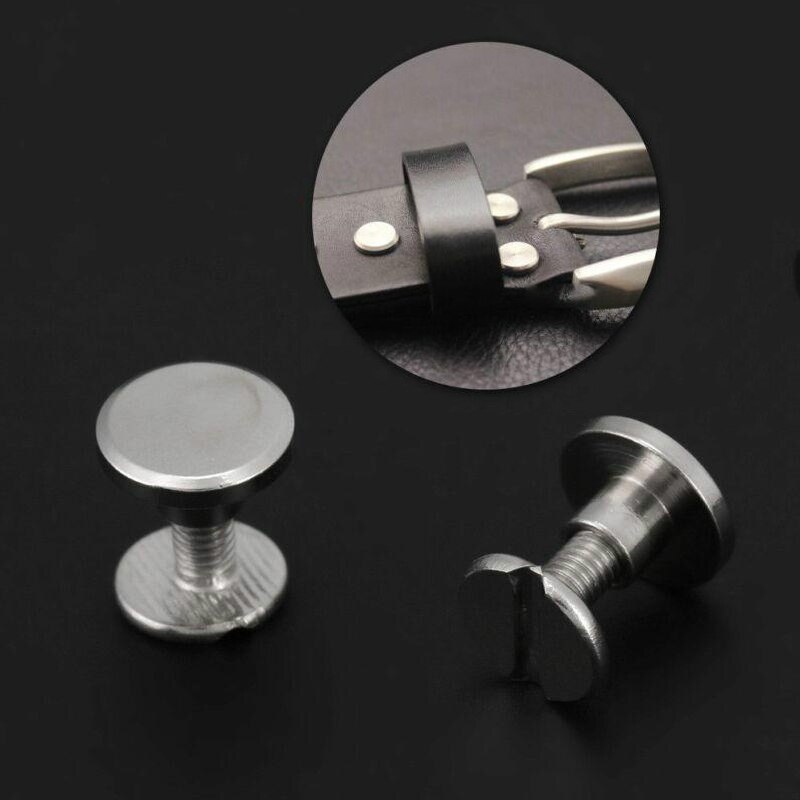 20pcs 8mm / 6.5mm / 5mm Metal Binding Screws Nails, Photo Album Screws, Push Rivet Books Butt Screw, Assembly Bolts.