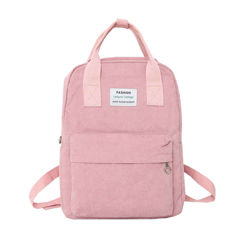 Trend Backpack Women Backpack College Female School Bagpack Harajuku Travel Shoulder Bags For Teenage Girls: Pink