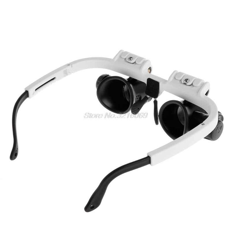 Hoofdband Bril Vergrootglas Vergrootglas Met Led-verlichting 8X 15X 23X Verlicht Vergrootglas Loupe Horloge Reparatie Lamp