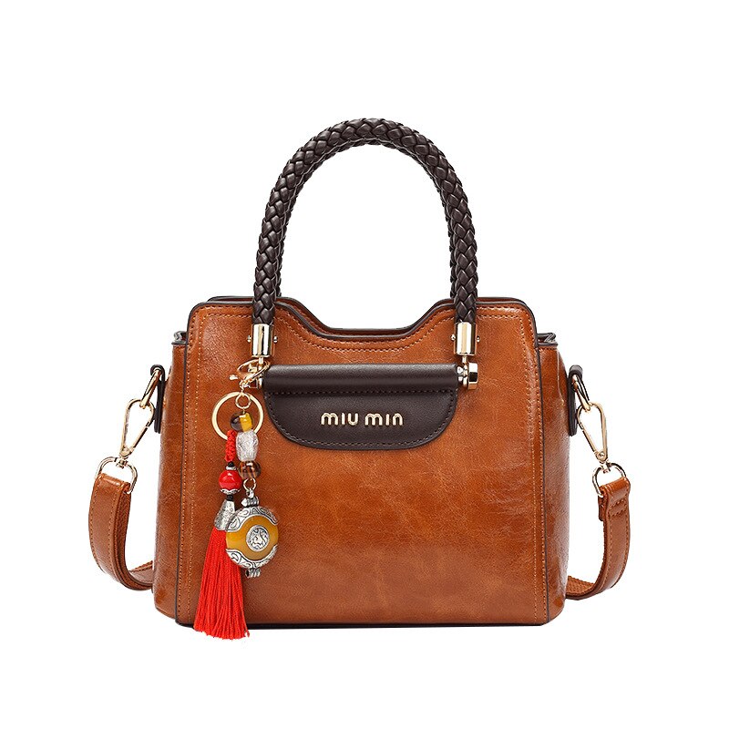 Tas Vrouwen Tas Mode Veelzijdige Lederen Messenger Bag Vrouwen Sfeer Draagbare Een Schouder Vrouwen Koeienhuid tas