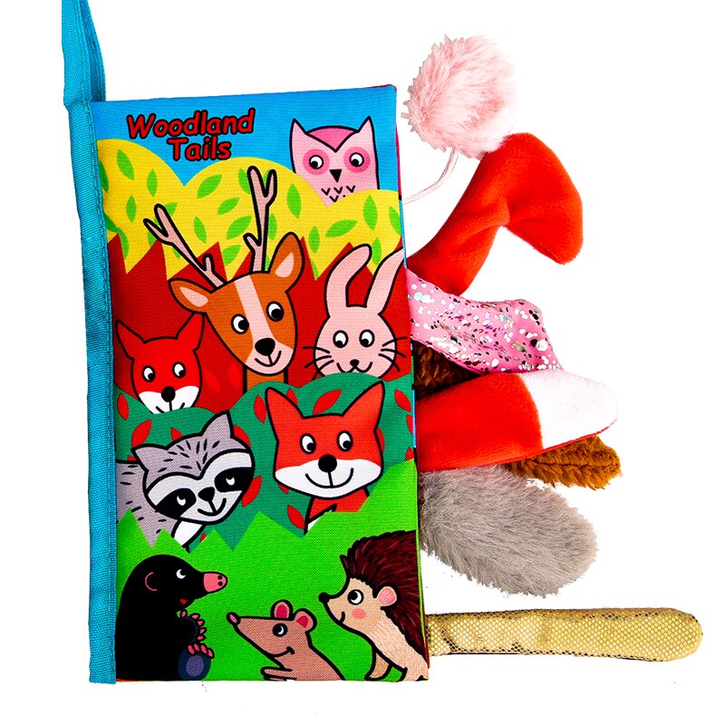 Baby leermiddelen onderwijs rekwisieten intelligentie ontwikkeling stoffen bed 3d dierenboek educatief speelgoed voor kinderen baby stoffen boeken: Bos-