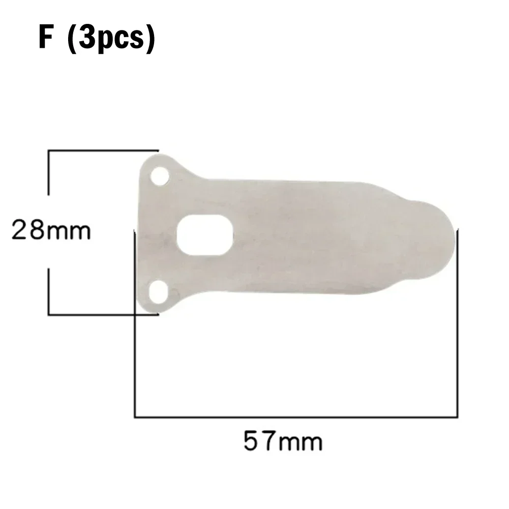 3-teilige Luftkompressor-Ventilplatten-Montagen ätze für geräuschlose Öl kolben maschinen Eisenplatten Luft kompressoren Pneumatische Teile: Grün