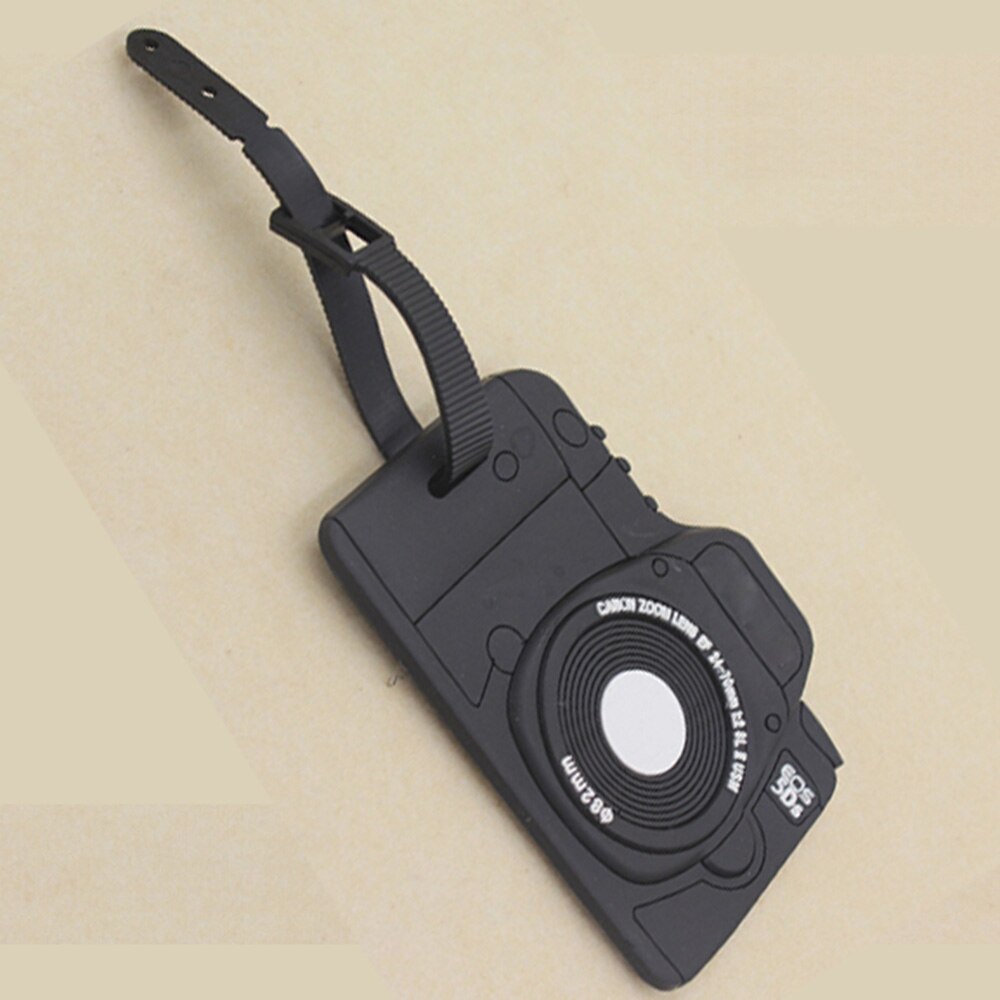 Bagage Tags Draagbare Veilige Reizen Kit Koffer Id Black Camera Bagagelabel Handtas Tote Bag Grote Tag Reizen Accessoires