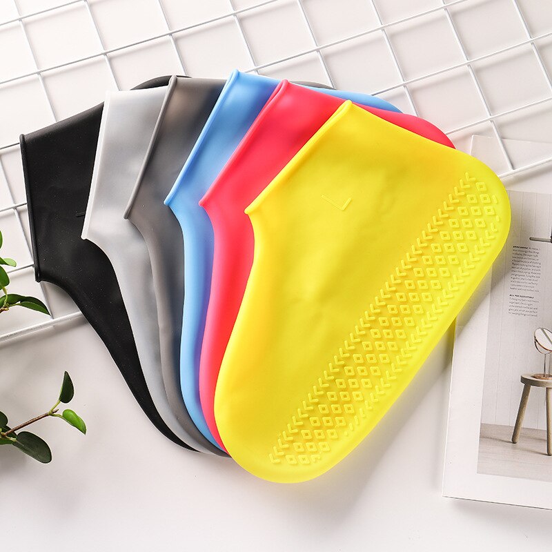 Silikon Material unisex Schuhe Beschützer wasserdicht Schuh Startseite Regen Schuh Abdeckungen Regen Stiefel draussen regnerisch Tag Fuß Startseite