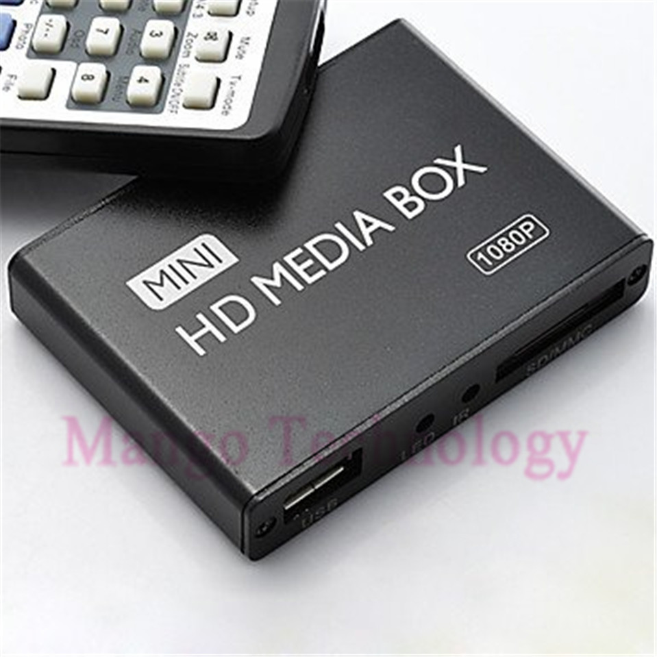 Mini HDMI Medien Spieler 1080P HDD-HDMI Volle HD TV Video Multimedia Spieler Kasten unterstützung MKV/RM-SD/USB/SDHC/MMC