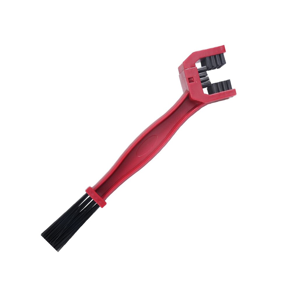 Plastic Cycling Motorcycle Bicycle Chain Clean Brush Gear Grunge Brush Cleaner Outdoor Cleaner Scrubber bisiklet Tools: Burgundy