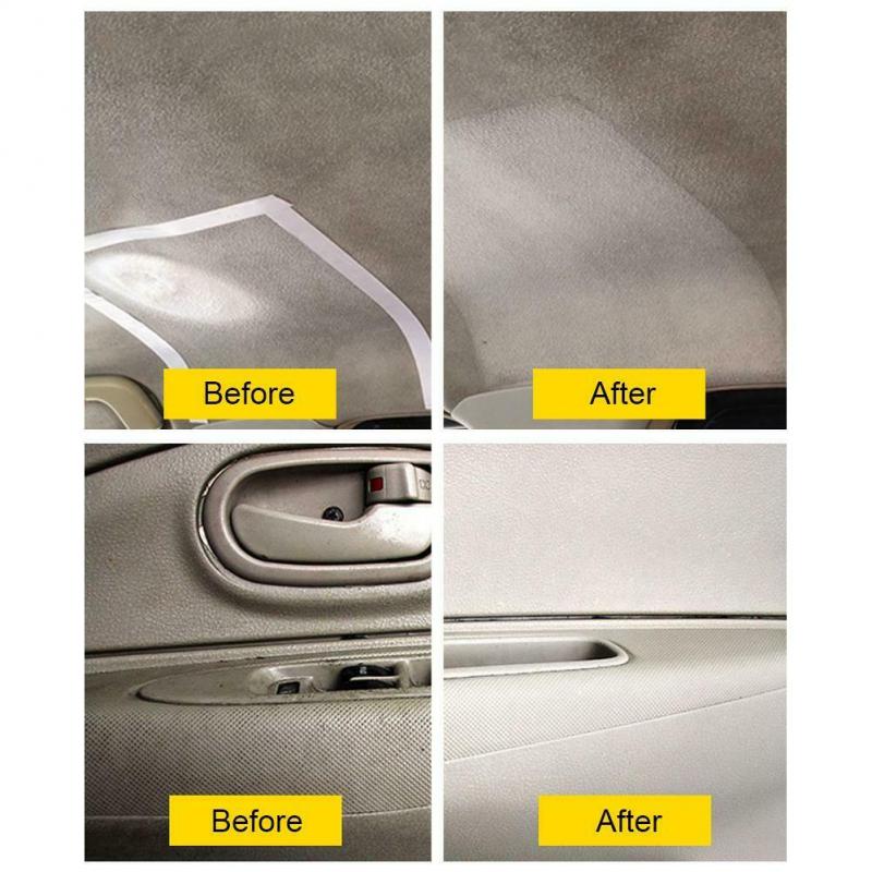 50ml Auto Leather Foam Dry Cleaner Interior Dry Cleaning Agent Interior Cleaning Retreading Agent Auto Car Accessories