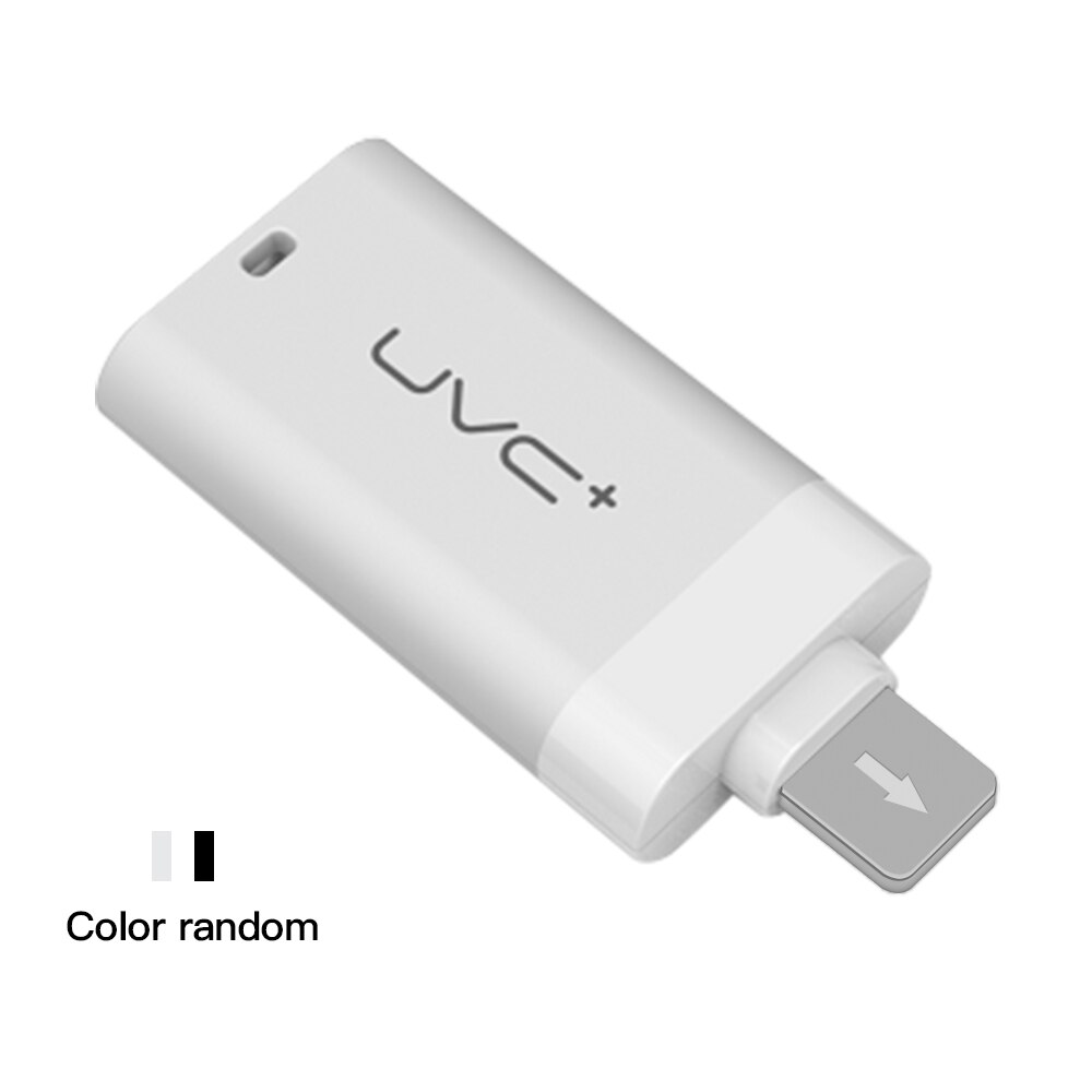 Draagbare Mobiele Telefoon Usb Sterilisator Uv Ultraviolet Sterilisatie Licht Led Kiemdodende Lamp Sterilisator Lamp Type-C Sterilisator: for apple iPhone