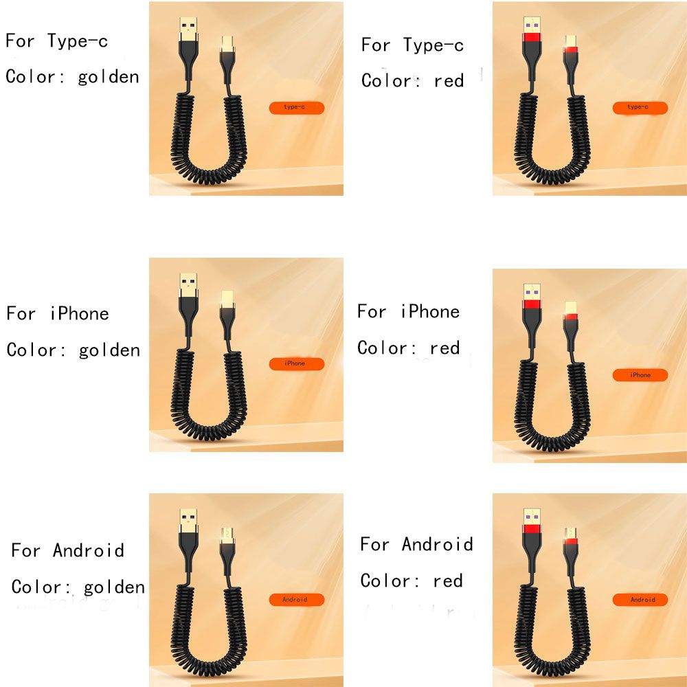 Câble USB 5A de Type C, Charge rapide, cordon de chargeur pour Xiaomi, Huawei, OPPO, IPhone