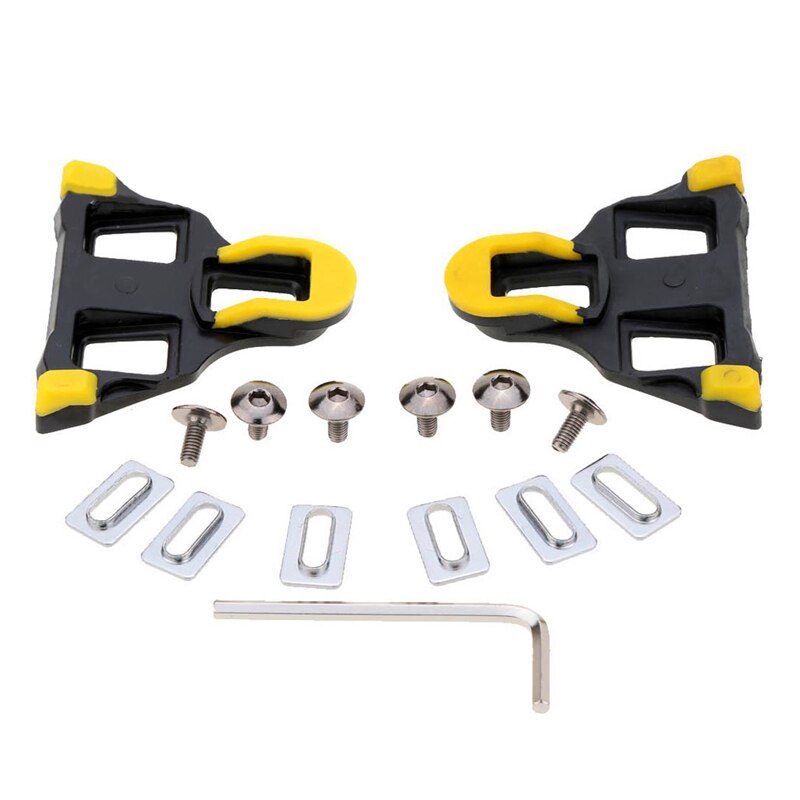 Cubiertas de tacos para ciclismo de 6 grados, tacos de bicicleta de carretera, pedales de ciclismo con bloqueo automático para Ciclismo de Carretera, equipos deportivos para montar