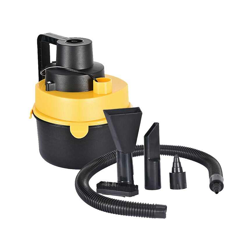 Bärbar dammsugare för bil, kraftfull handhållen bil våt torr burk dammsugare turbo  dc 12v