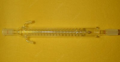 300mm,24/40,Coiled Reflux Condenser,Made By Borosilicate Glass 3.3,Lab Glassware