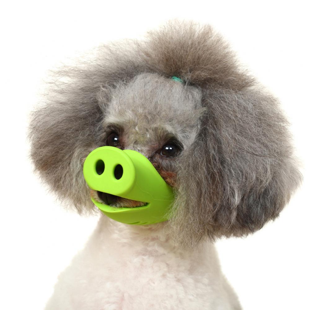 Verstelbare Leuk Varken Neus Anti-Bite Anti-Bark Kleine Hond Huisdier Snuit Mond Hond Mond Snuit