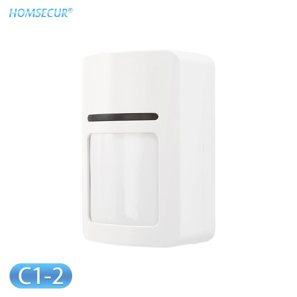 HOMSECUR Tuya LoT Platform Wireless WIFI GSM-2G SMS Smart Home Security Alarm System (Optional PIR Door Sensor Remote Control): PIR Motion Sensor