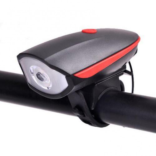 70% Fiets Mtb Racefiets Waterdichte Led Hoorn Licht Koplamp Fietsen Waarschuwing Lamp: Rood