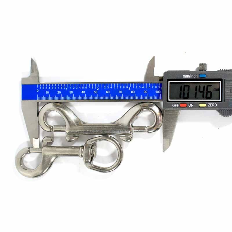 1Pcs Stainless Steel Swivel Quick Release Boat Anchor Chain Snap Buckle Double Bolt Snap Hook Stainless Steel Bolt Snap Buckle