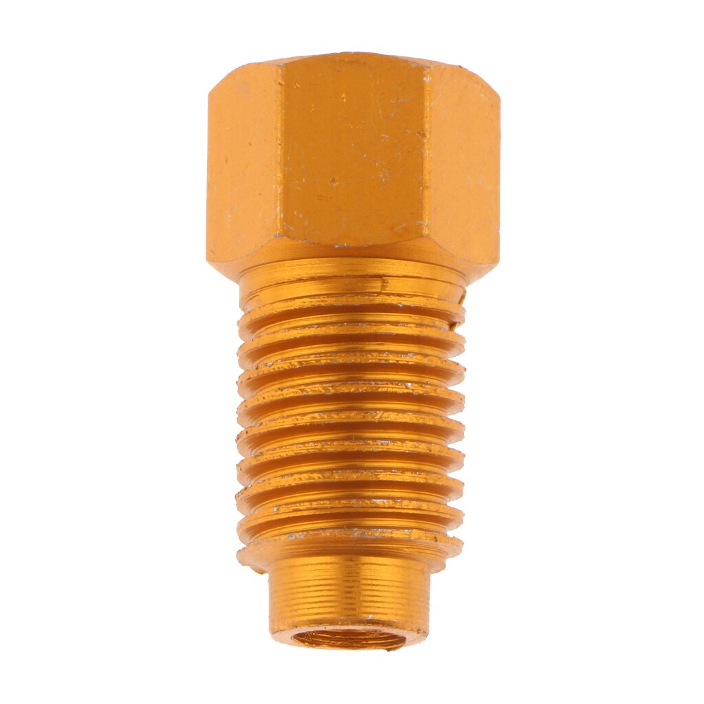 Aluminum Alloy R134A Refrigerant Tank Adapter Connector 1/4 SAE to 1/2 ACME