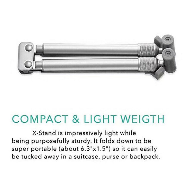 Laptop X Bracket, Portable Multifunctional Storage Folding Aluminum Support Frame, General Laptop Cooling Bracket