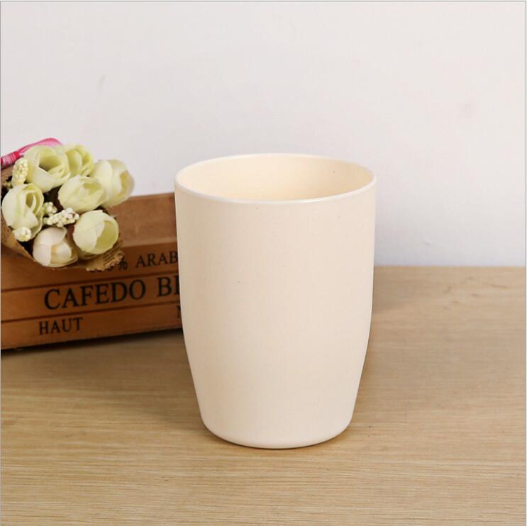 Tazas redondas gruesas respetuosas con el medio ambiente, soporte para cepillos de dientes, taza de enjuague PP, accesorios para baño, taza para cepillos: Blanco