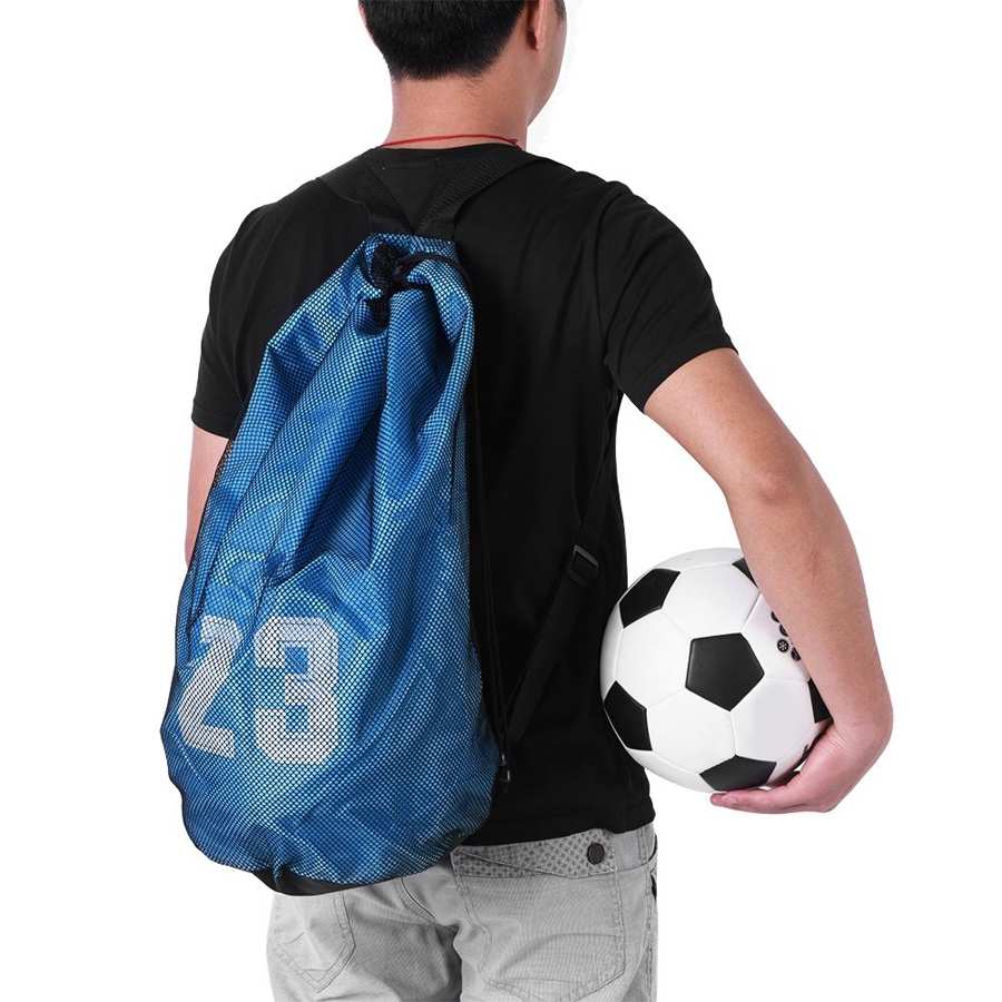 Drawstring Backpack - Mesh Storage - Sports Ball Bag - Kordelzug Taschen