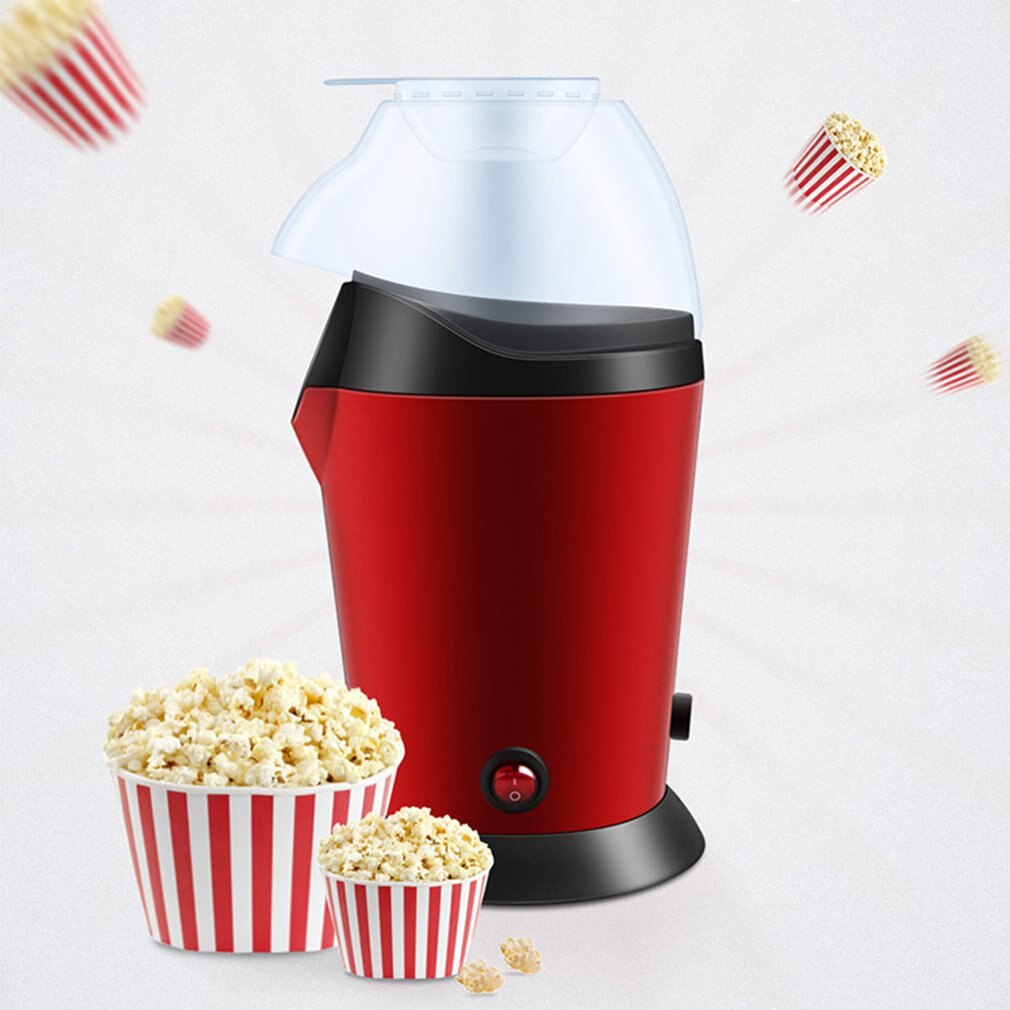 Husholdnings minipopcornproducenter luft majspopper egnet til diy elektrisk popcorn popper mini popcorn maskine: Eu