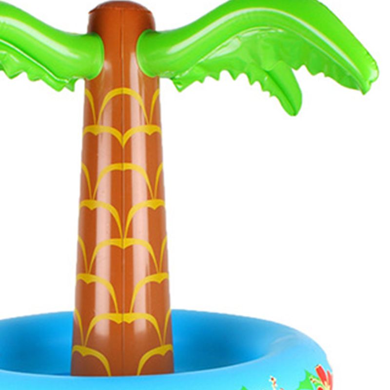 Inflatable Palm Tree Coolers Floating Drink Cooler for Swimming Pool Beach 97BD