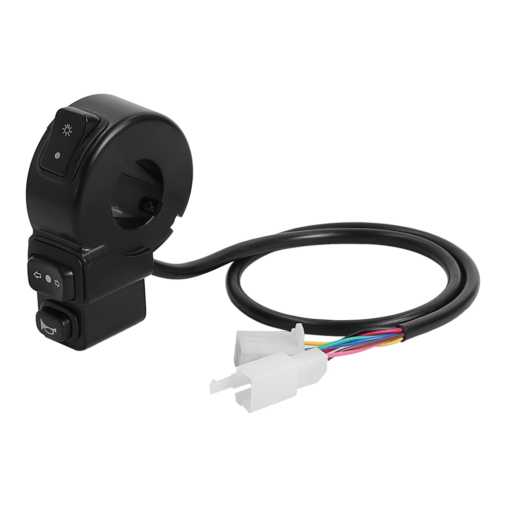 3 In1 Controller Switch 22mm Handlebar Switches Horn Button Turn Signal Light Headlights For Motorcycle Scooter Universal ATV