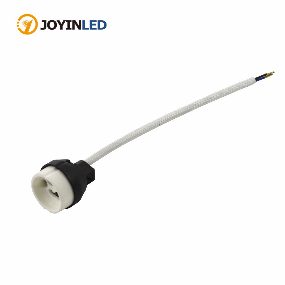 Soporte de bombilla halógena de cerámica, conector para tira de LED GU10,