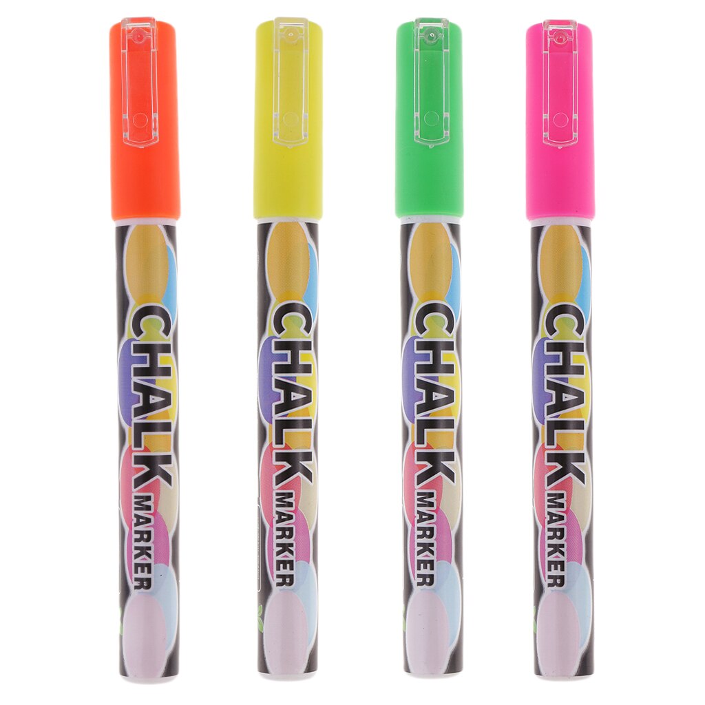 Fluorescent Liquid Chalk Markers Pens for Chalkboard Window LED Glass