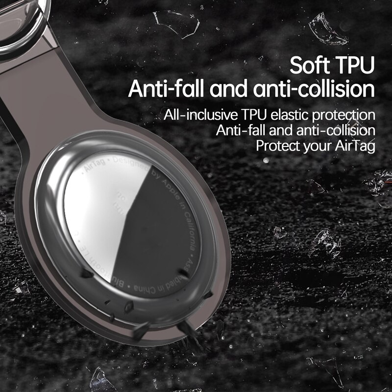 Per custodia Airtag portachiavi custodia protettiva per Apple Airtag tag aria impermeabile anti-smarrimento portachiavi