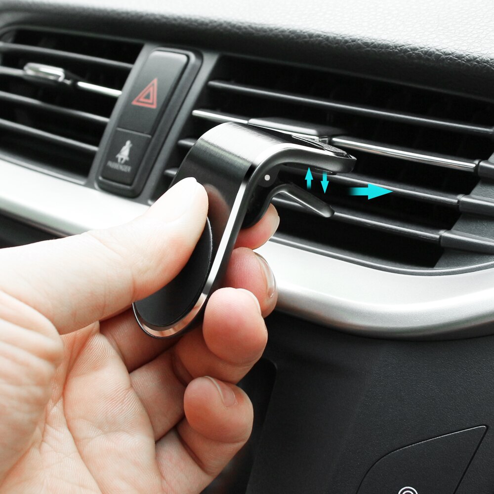 Soporte magnético de Metal para teléfono de coche, para peugeot 206, 207, 208, 307, 308, 407, 508, , para citroen c4, c5, c3