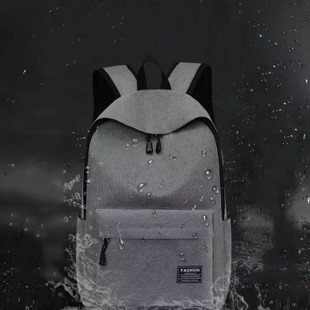 Trendiger minimalistischer Rucksack für Herren, vielseitiger Rucksack, große Kapazität, Studentenrucksack, Computer-Reisetasche, waschbarer Rucksack