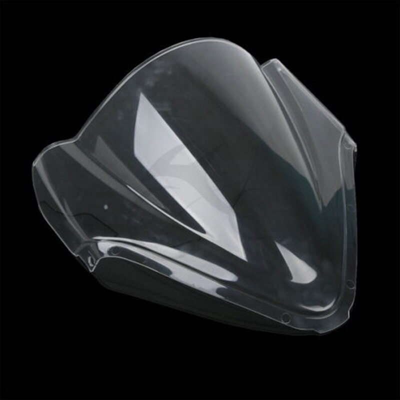 Motocicleta Pára Brisas Duplo Bolha Para SUZUKI Hayabusa GSX1300R GSXR1300 08-17 Preto/Azul/Clear/Chrome: clear