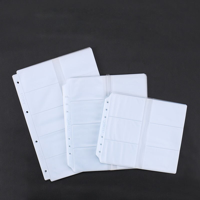 Helder transparant PVC PP inserts zakken 10 vellen voor kaart