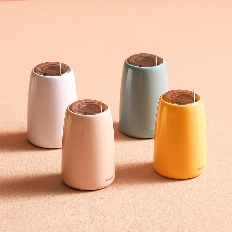 Bence INS Press Toothpick Box Home Automatic Pop-up Toothpick Dsipenser Container Household Table Toothpick Storage Box