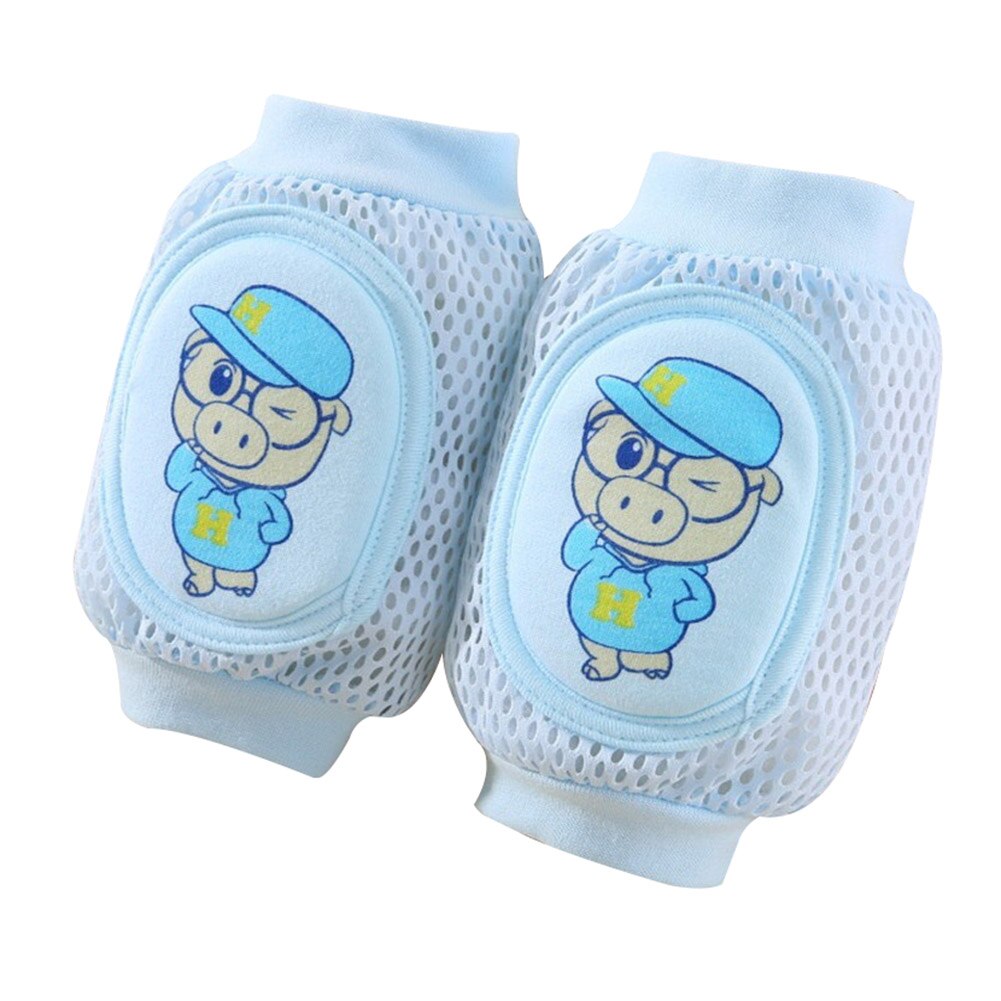 Children Knee Pads Baby Breathable Mesh Baby Crawling Knee Protective Pads Brace S7JN: 9