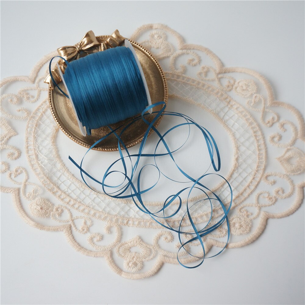 2mm colores 100% pura seda bordado cinta hilo de cinta de satén de seda ancho de 2mm hecho a mano teñido a mano seda arte trabajo: 2121