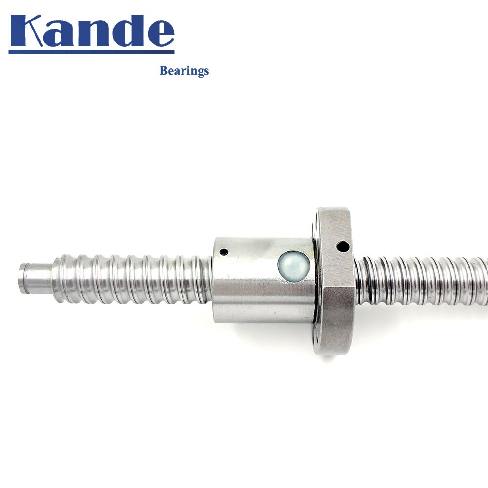 Sfu 1204 150 200 250 300 350 400 450 500 550 600mm c7 præcisionskugleskrue med 1204 flangede enkeltkuglemøtrikker bk  / bf10 bearbejdning