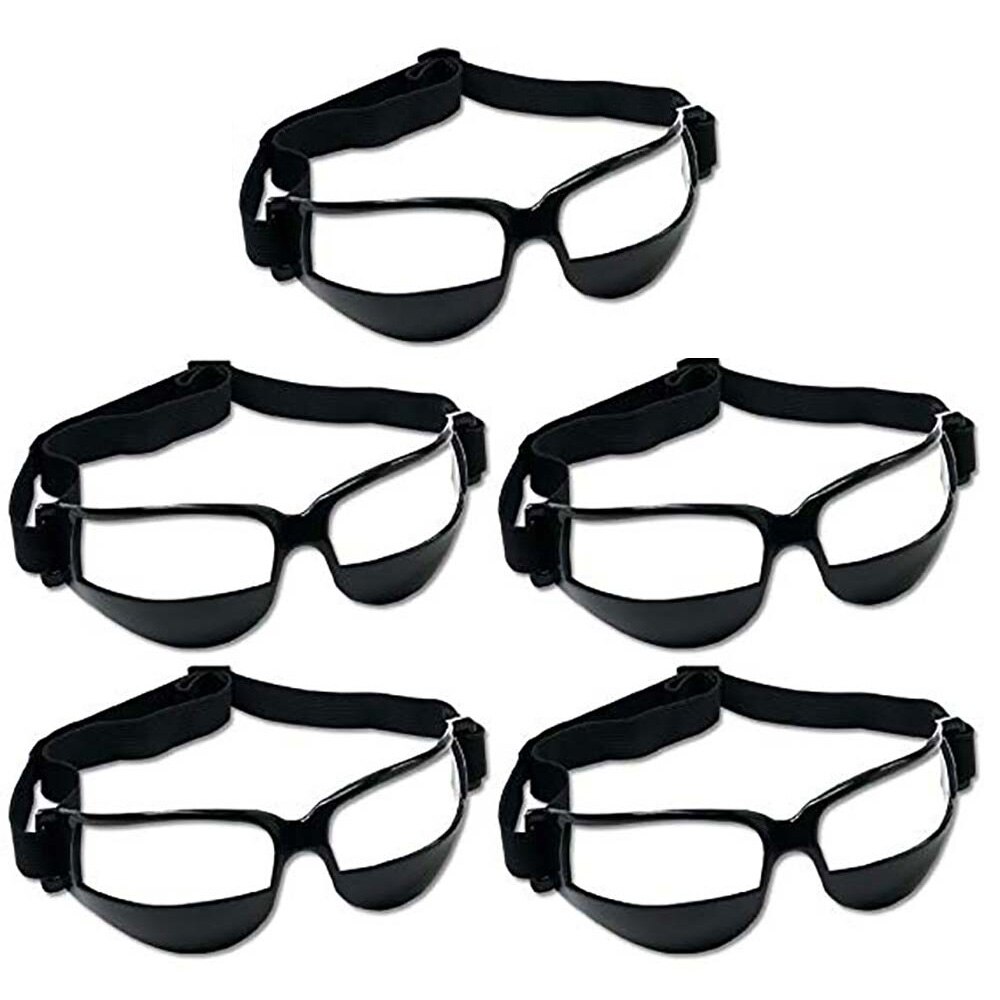 10 Uds baloncesto deporte gafas para driblar goteo especificaciones gafas marcos deportivos para anteojos de baloncesto formación: black 5 pcs