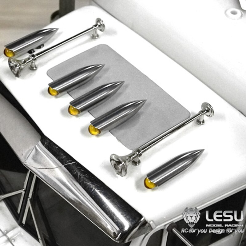 LESU 3MM Metal Roof Light without LED for 1/14 TAMIYA RC Tractor Truck King Hauler Grand Hauler Model