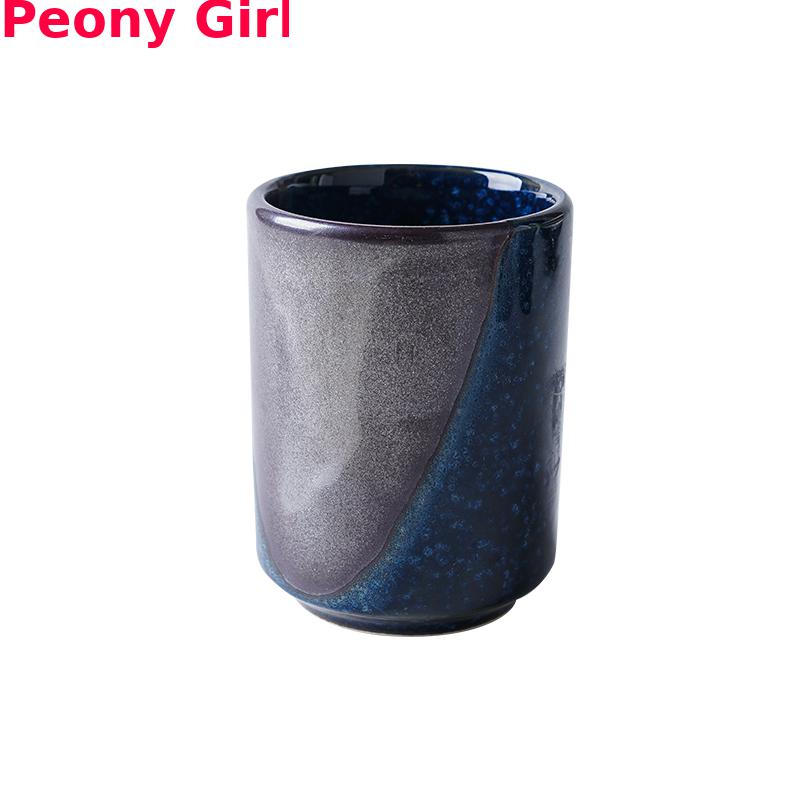 200ml Japanese Style Ceramic Tea Cups Coffee Cups Kiln Pigmented Mugs Creativity Office Teacup Retro Drinkware