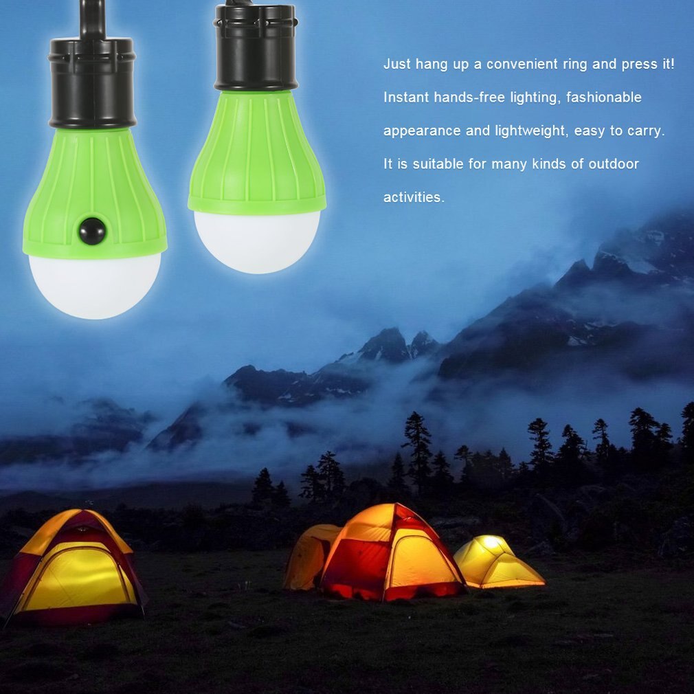 Draagbare Zacht Licht Outdoor Opknoping Led Camping Tent Lamp Vissen Lantaarn Lamp