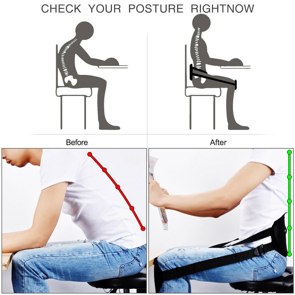 Adjustable Sitting Posture Waist Back Support Corrector Brace Correction Belt