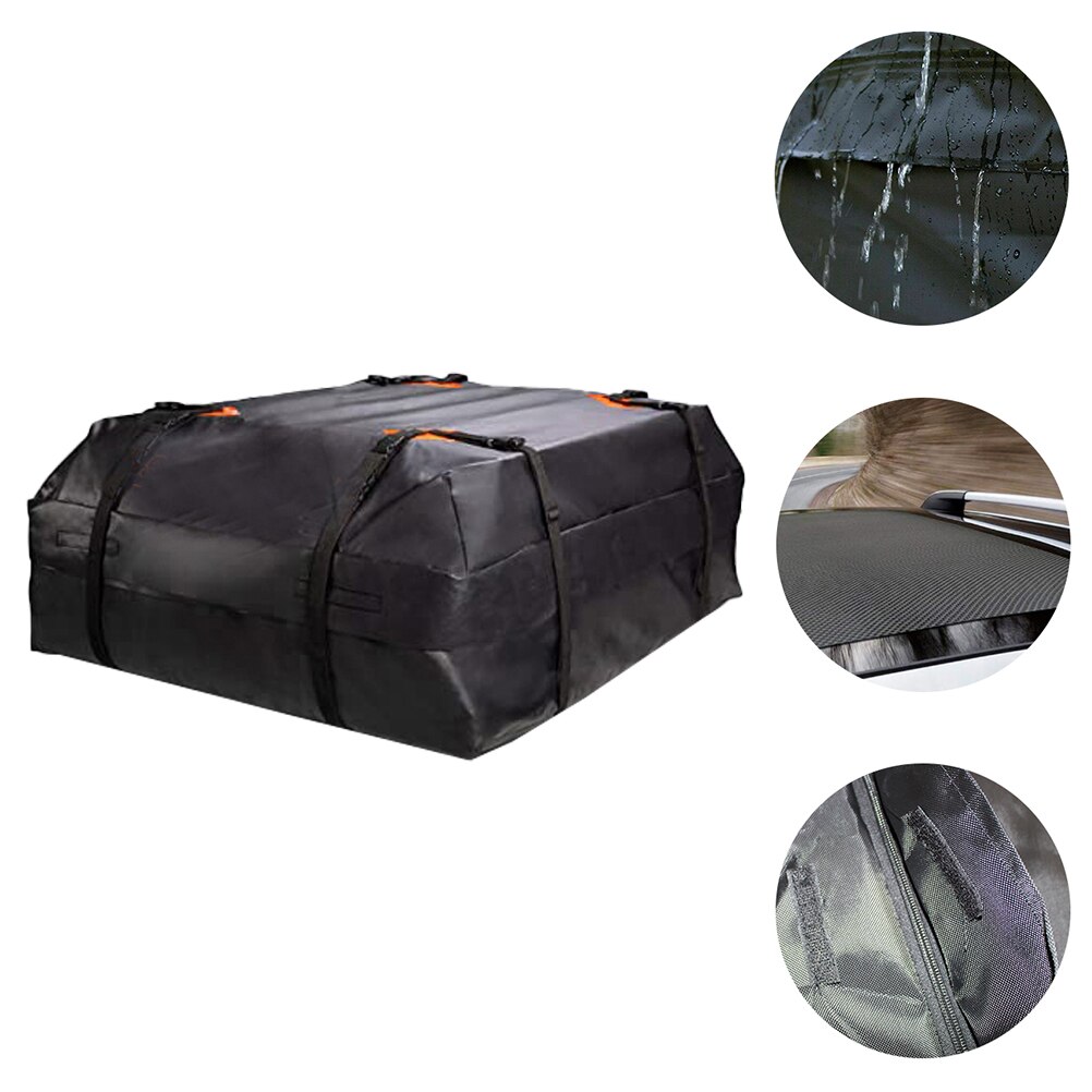 1pc Wearable Cargo Carrier Roof Bag Practical Car Roof Cargo Pouch Luggage Bag