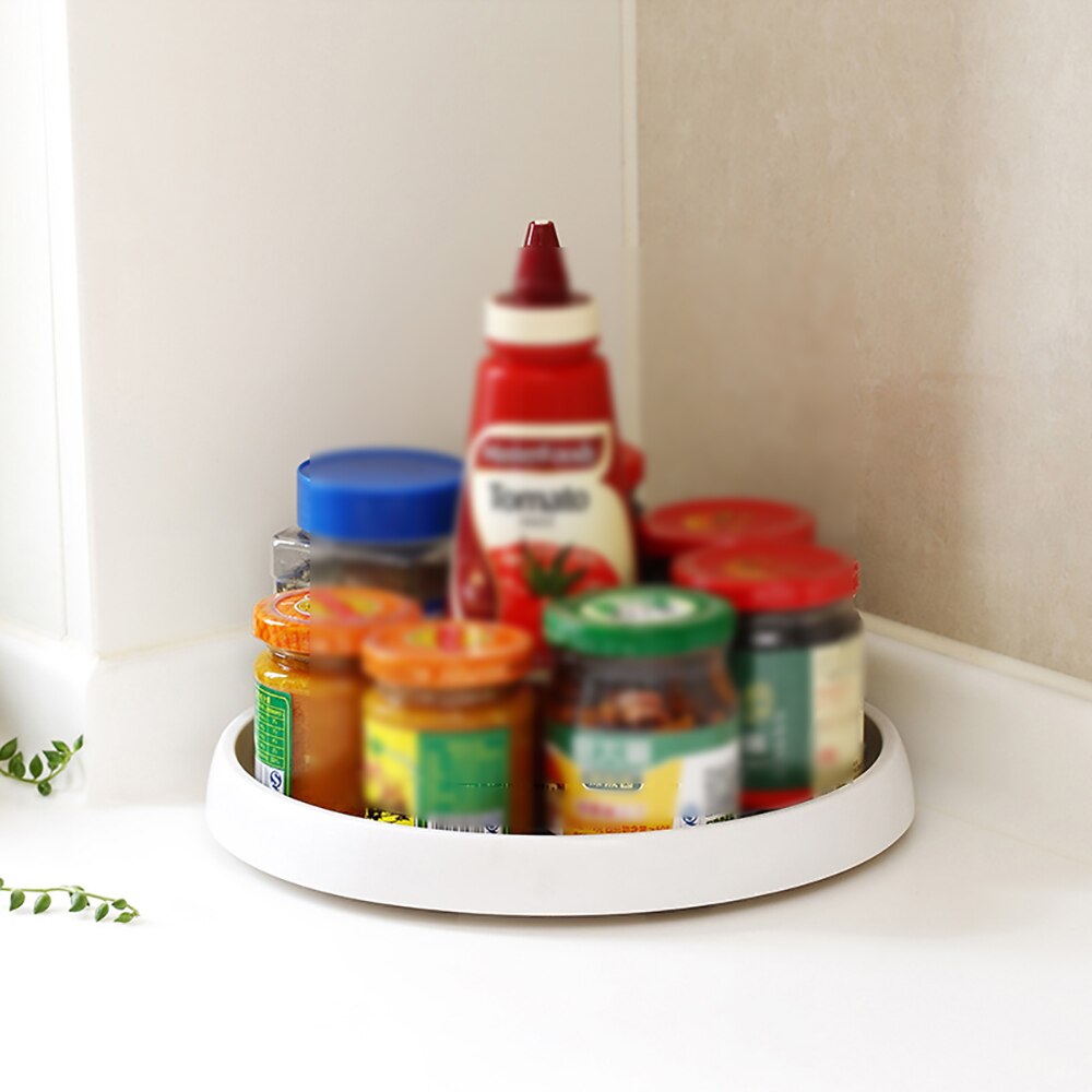 Copco 2555-0187 Non-Skid 2-Tier Pantry Cabinet Lazy Susan Turntable, 12