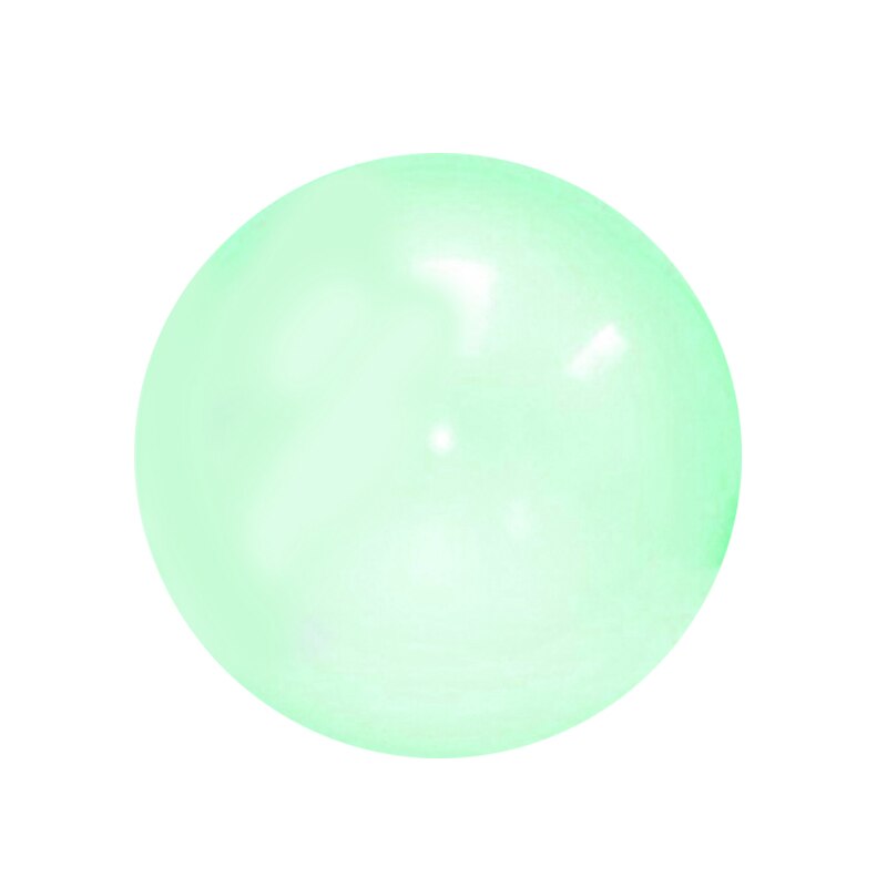 Large Water Balloon Toy TPR Transparent Beach Bubble Ball Filled With Water Balloon Inflatable Ball Toy, After Inflation 110cm: Green