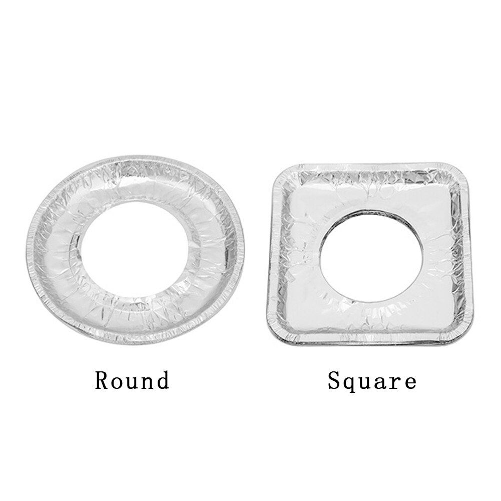 Protector de gama de 10 Uds., utensilios de cocina prácticos, derrames de comida, quemador de Gas, revestimiento cubre fogón, accesorios de cocina, baberos, papel de aluminio